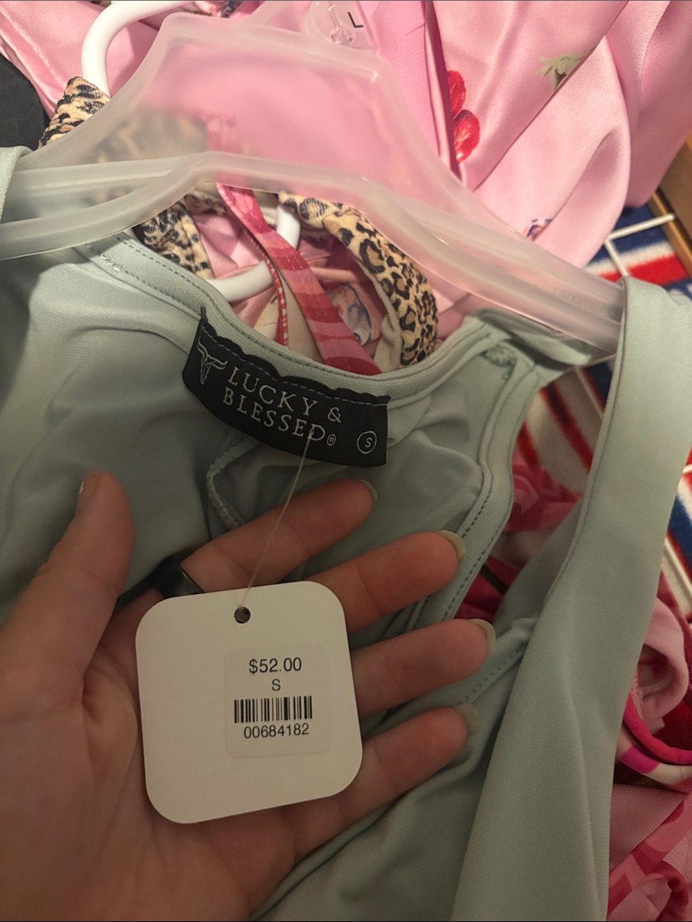 Lucky & Blessed Light Blue Girls' Bottoms
